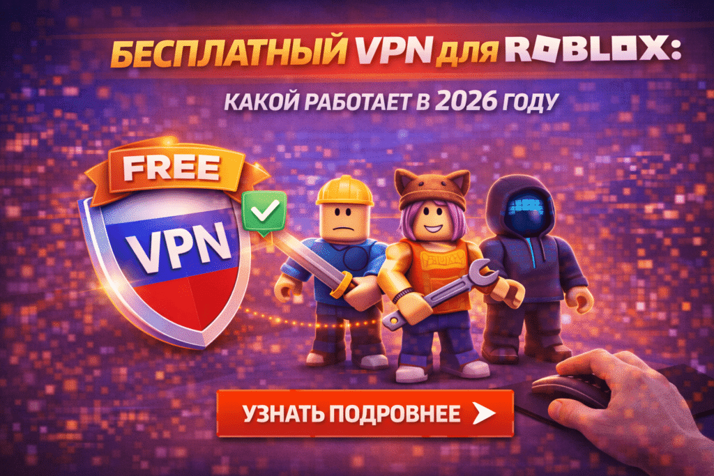 Бесплатный VPN для Roblox — какой работает