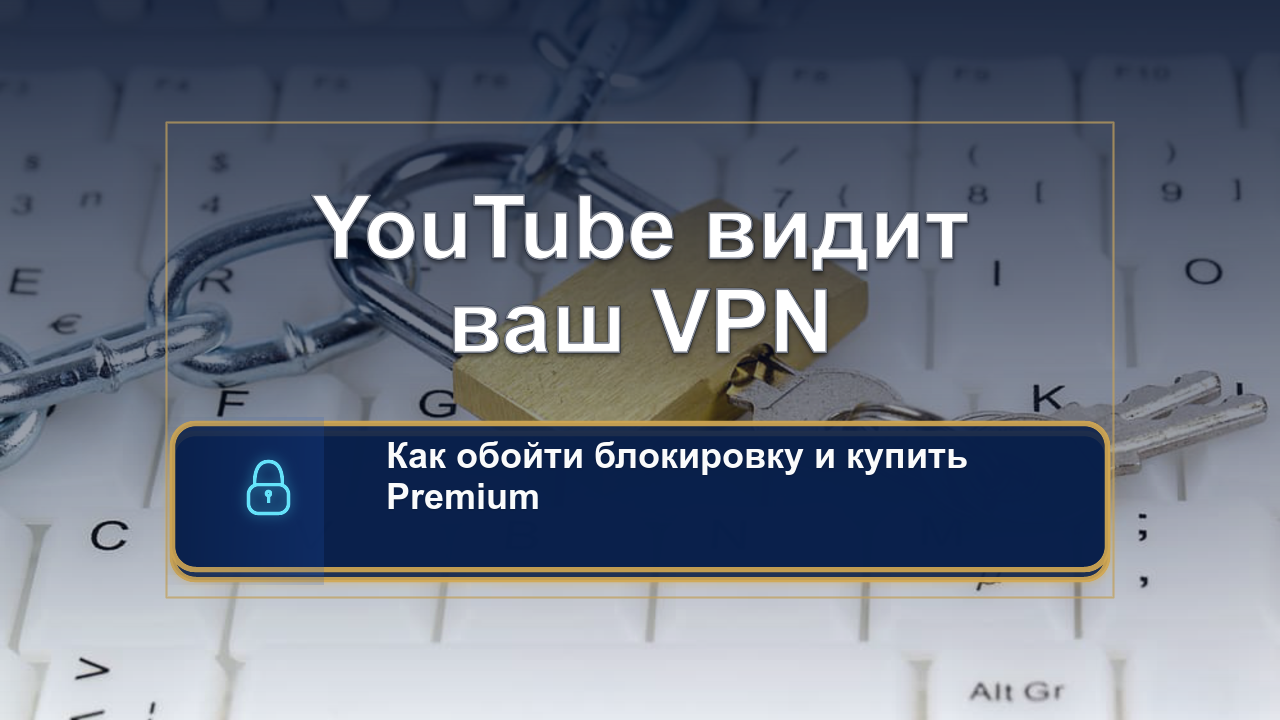 YouTube Premium блокирует ваш VPN: как обойти блокировку