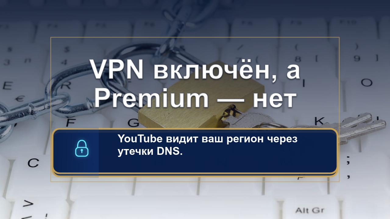 Ошибка оплаты YouTube Premium через VPN: не страна, а провайдер
