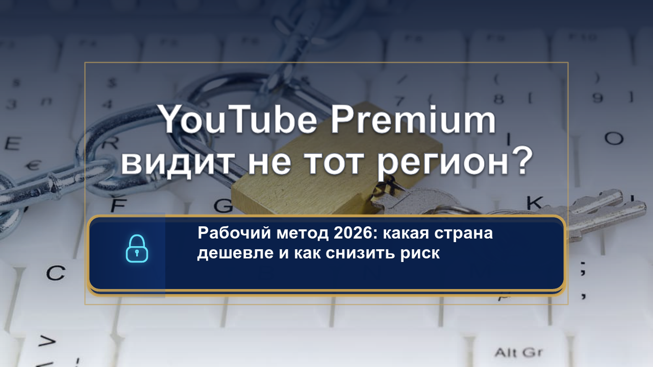 VPN для YouTube Premium: ошибки и решения в 2026